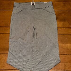 Anne Klein houndstooth work pants